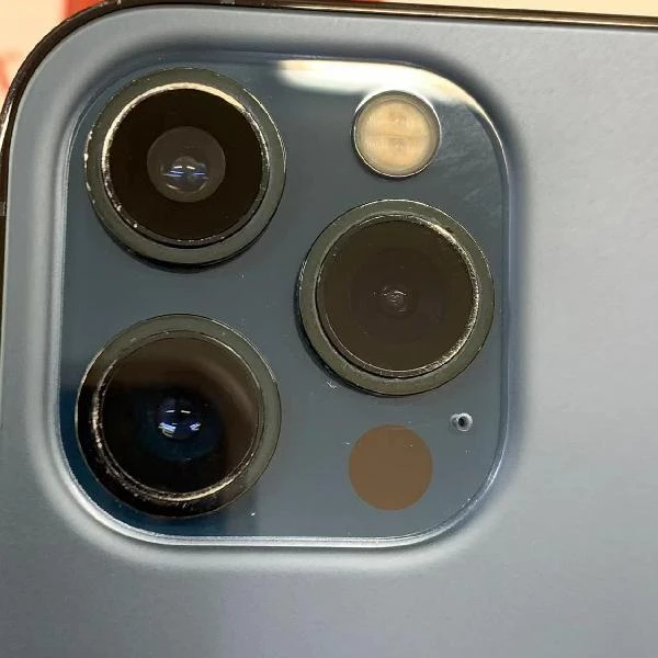 iPhone12 Pro Max au版SIMフリー 128GB MGCX3J/A A2410 訳あり品 パシフィックブルー