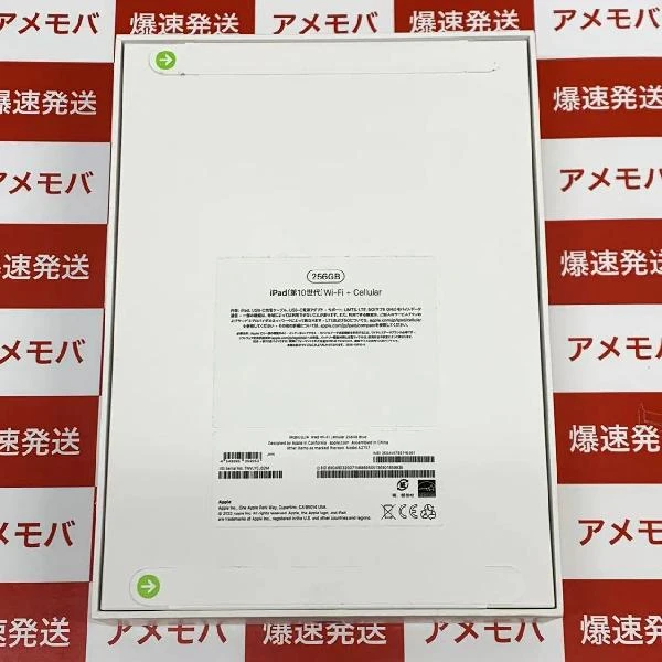 iPad 第10世代 docomo版SIMフリー 256GB MQ6U3J/A A2757 未開封品 ブルー