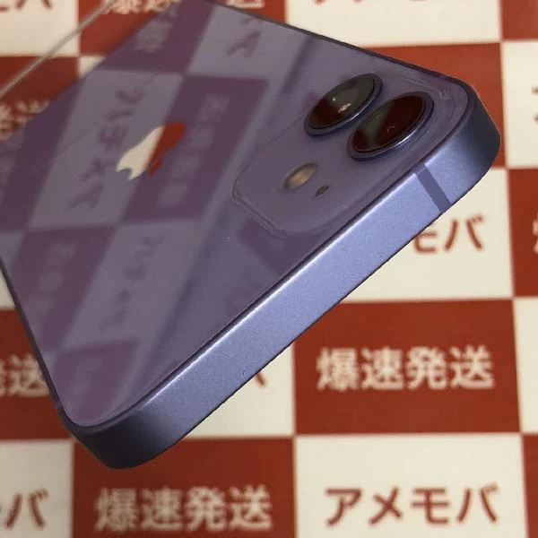 iPhone12 mini au版SIMフリー 64GB MJQC3J/A A2398 極美品 パープル
