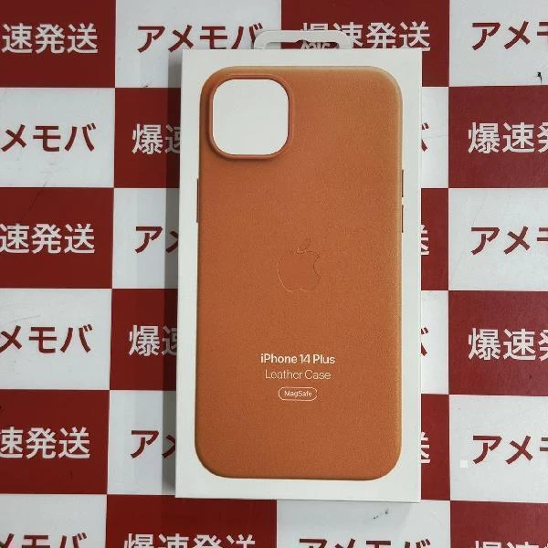iPhone14 plus Leather Case  レザーケース MPPF3FE/A 新品 オレンジ