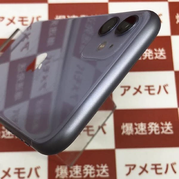 iPhone11 au版SIMフリー 64GB MWLX2J/A A2221 美品 パープル