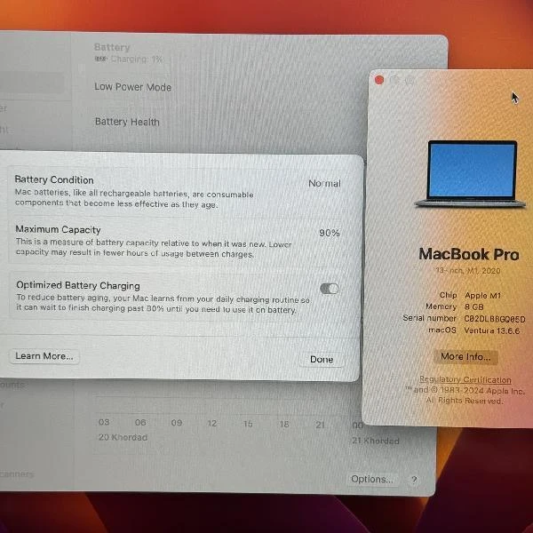 MacBook Pro 13インチ M1 2020 MYD82J/A 8GB/256GB スペースグレイ