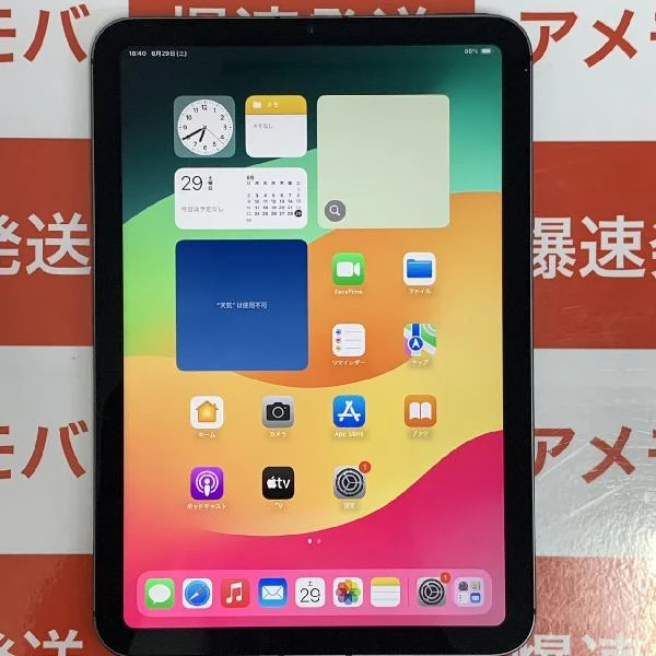 iPad mini 第6世代 Apple版SIMフリー 256GB MK8F3J/A A2568 極美品