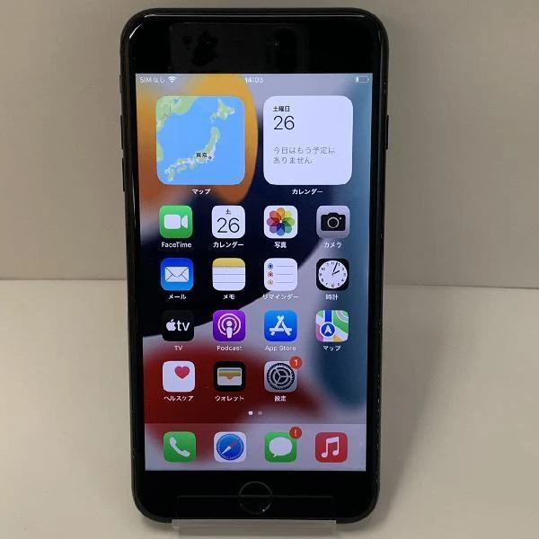 iPhone7 Plus au版SIMフリー 256GB MN6Q2J/A A1785 ジェットブラック