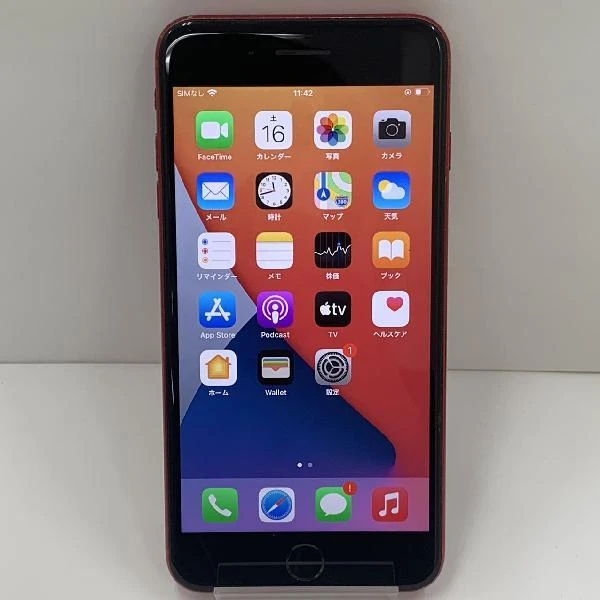iPhone8 Plus au版SIMフリー 64GB MRTL2J/A A1898 訳あり品 (PRODUCT)Red