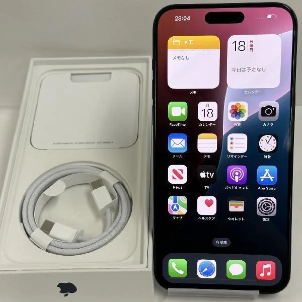 iPhone15 Pro Max Apple版SIMフリー 512GB MU6X3J/A A3105 極美品 No 商品カラー