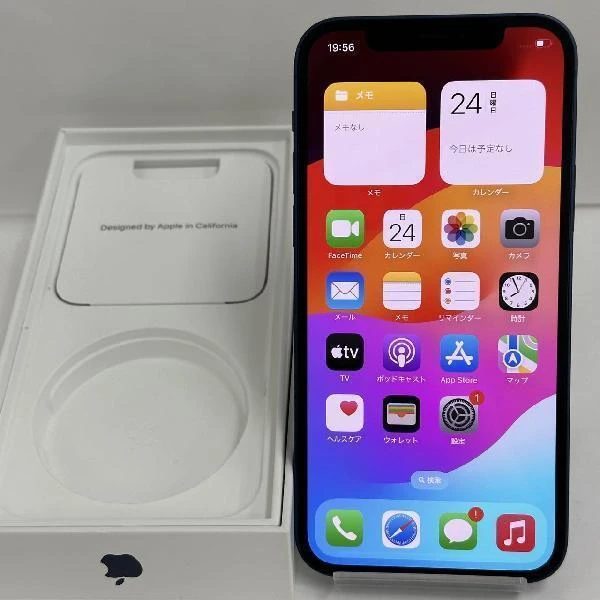 iPhone12 au版SIMフリー 64GB MGHR3J/A A2402 美品 ブルー