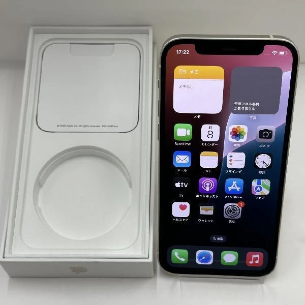 iPhone12 au版SIMフリー 256GB NGJ13J/A A2402 美品 ホワイト