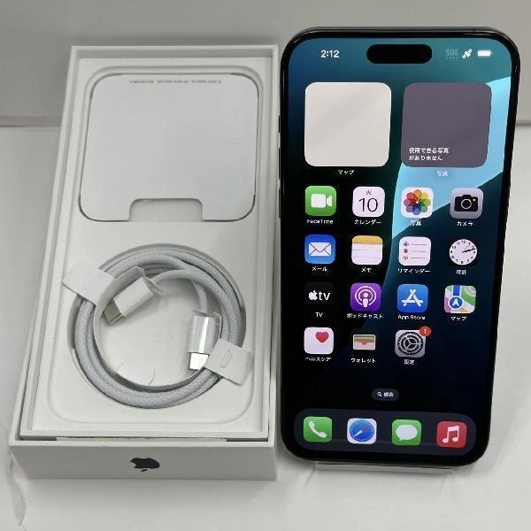 iPhone15 Pro Max Apple版SIMフリー 256GB MU6T3J/A A3105 極美品 No 商品カラー