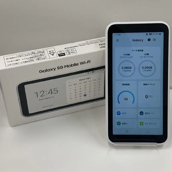 Galaxy 5G Mobile Wi-Fi SCR01 au  美品 ホワイト
