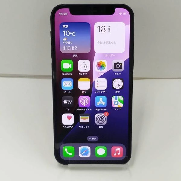 iPhone12 mini au版SIMフリー 64GB 3H475J/A A2398 ブラック