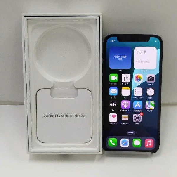 iPhone12 mini Apple版SIMフリー 128GB MGDJ3J/A A2398 訳あり品 ブラック