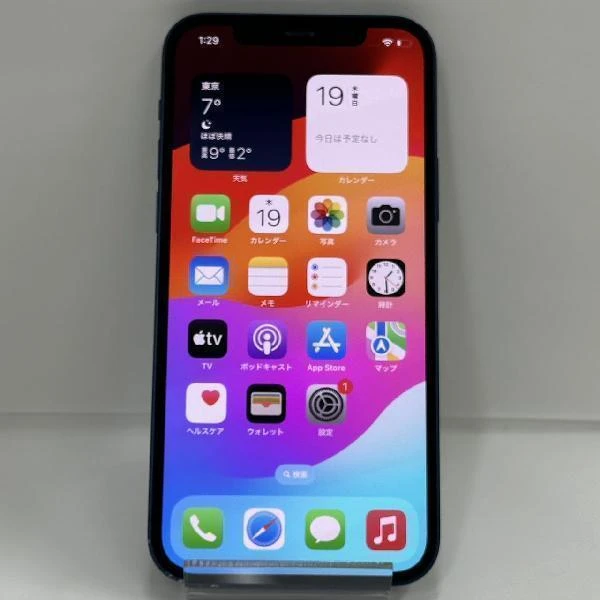 iPhone12 Apple版SIMフリー 128GB MGHX3J/A A2402 訳あり品 ブルー