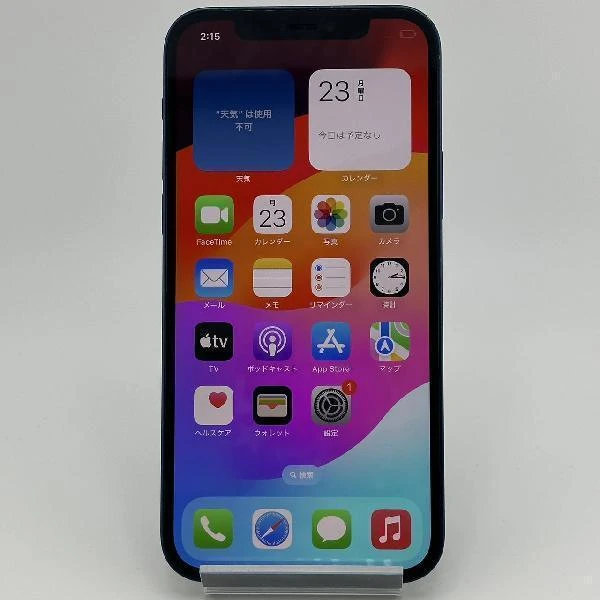 iPhone12 au版SIMフリー 64GB MGHR3J/A A2402 ブルー