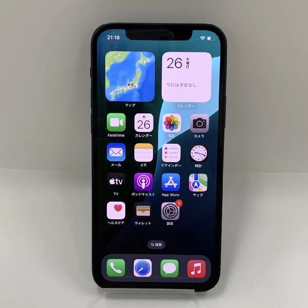 iPhone12 Apple版SIMフリー 128GB MGHU3J/A A2402 ブラック