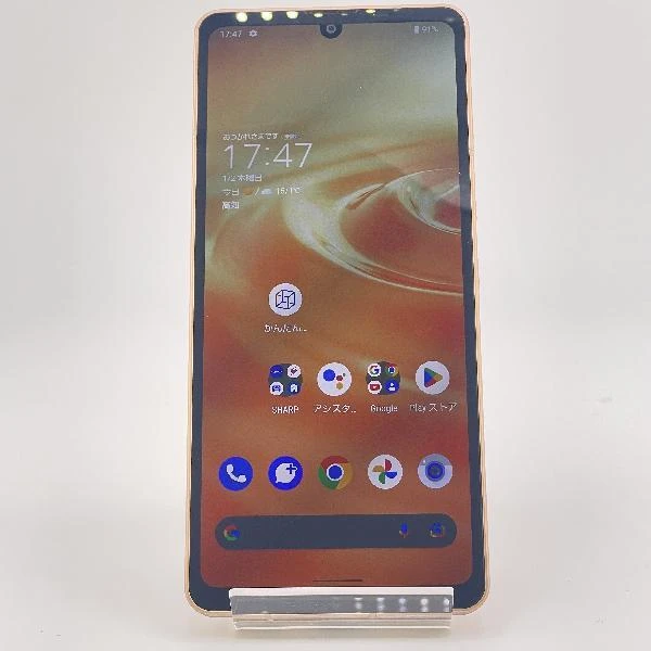 AQUOS sense6 SHG05 au 64GB 中古品 ライトカッパー