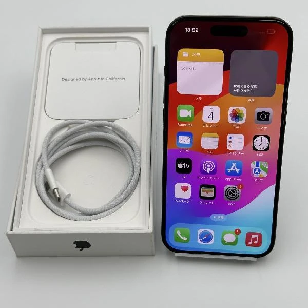iPhone15 Pro Apple版SIMフリー 512GB MTUH3J/A A3101 新品未使用 ブラックチタニウム