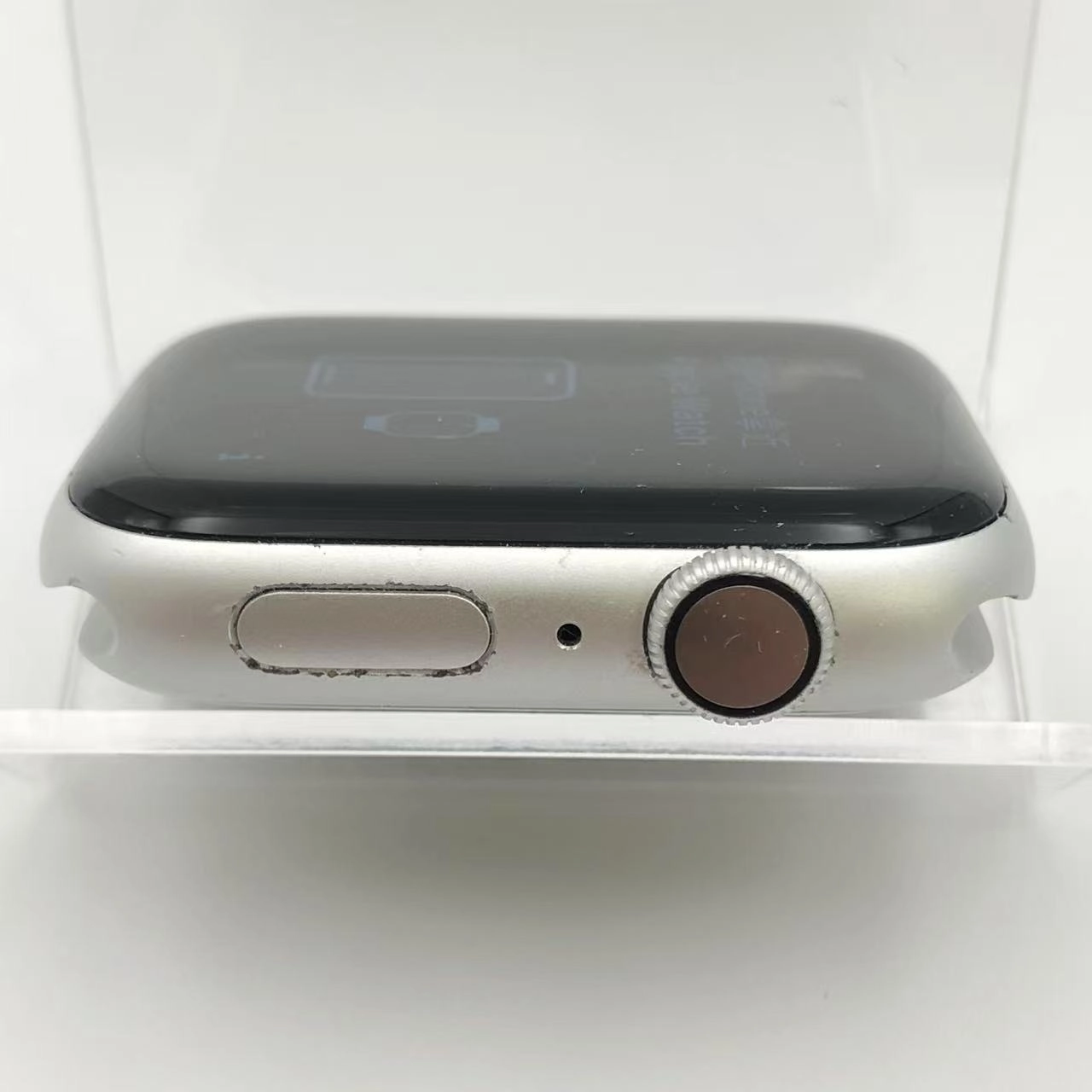 Apple Watch Nike Series4 44mm GPSモデル  シルバ- MU6K2J/A
