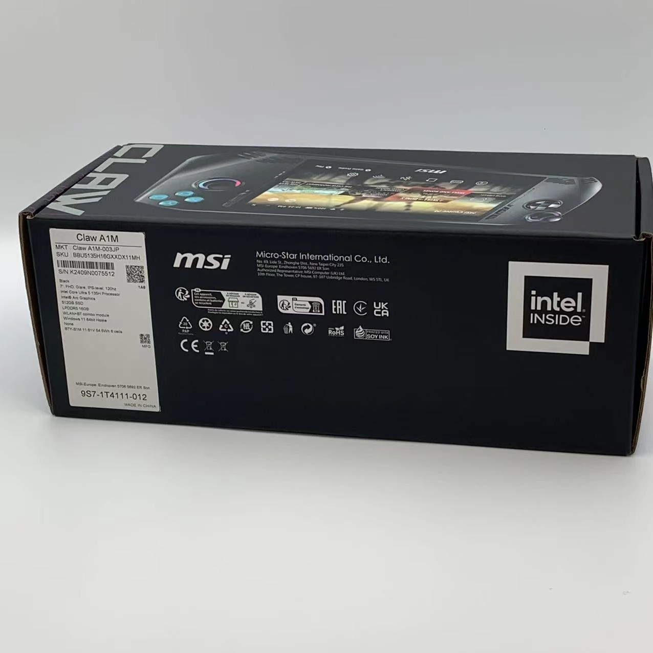 Claw-A1M-003JP 16GB/512GB ブラック　新品未開封