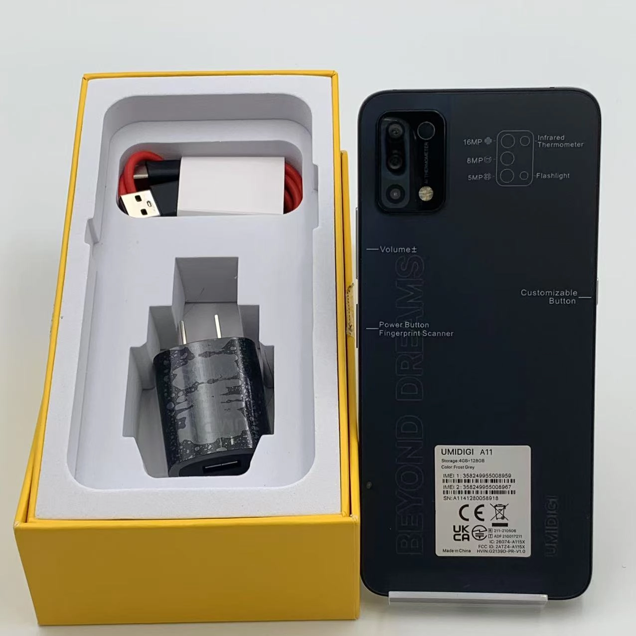 UMIDIGI A11 4GB/128GB Frost Grey SIMフリー 新品未使用