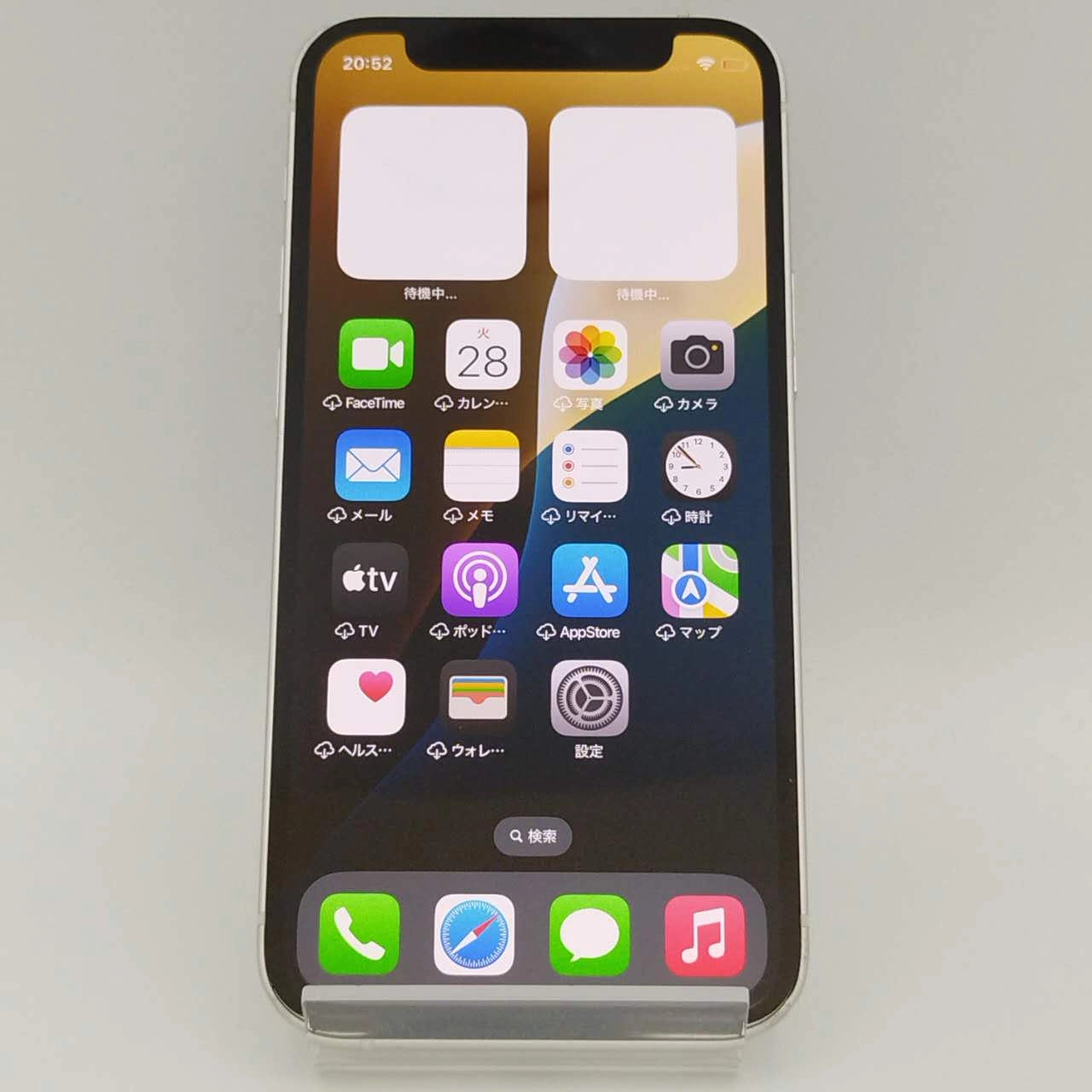 iPhone12 mini 128GB ホワイト MGDM3J/A AU版SIMフリー au