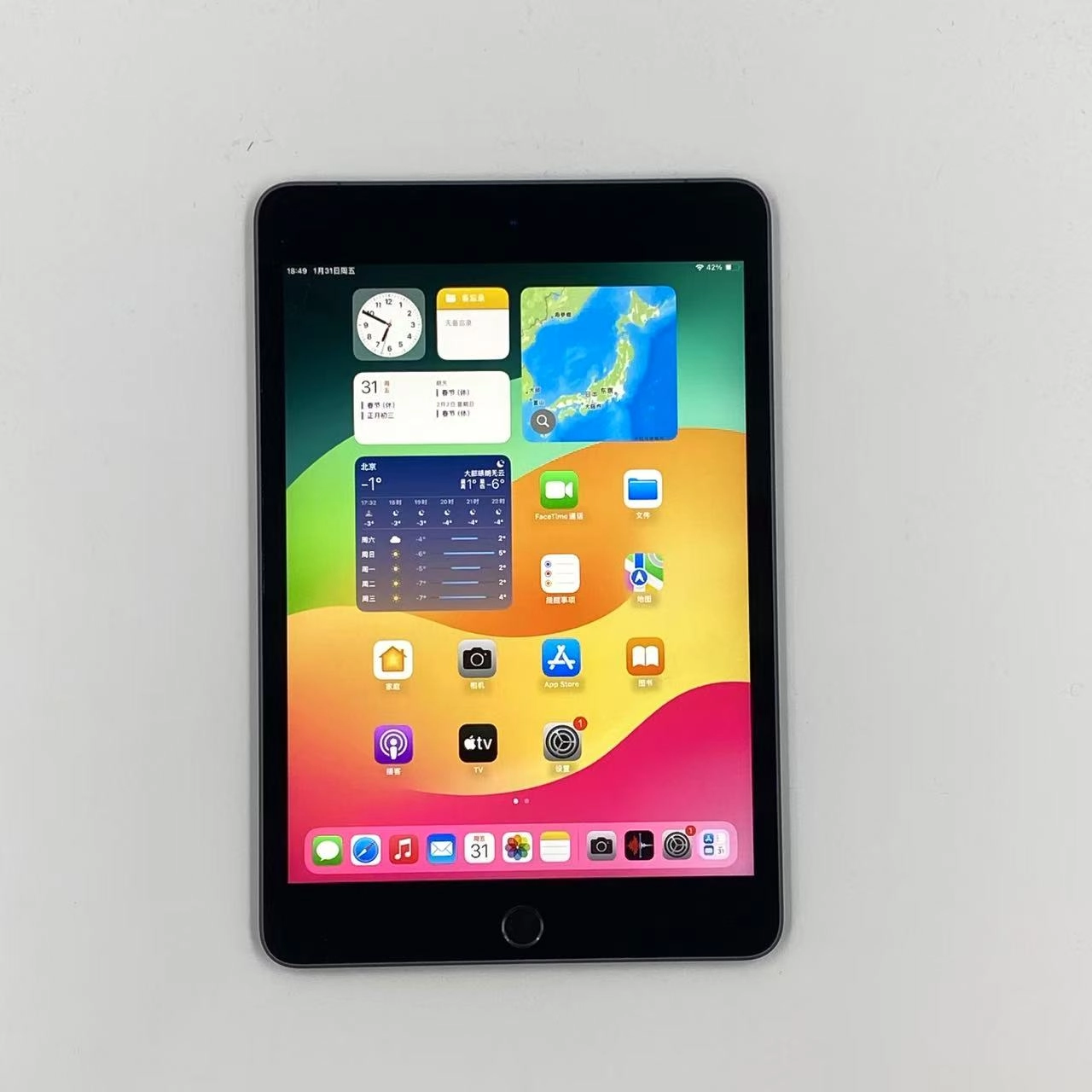 iPad mini 第5世代 256GB スペースグレイ MUXC2ZP/A 海外版SIMフリー