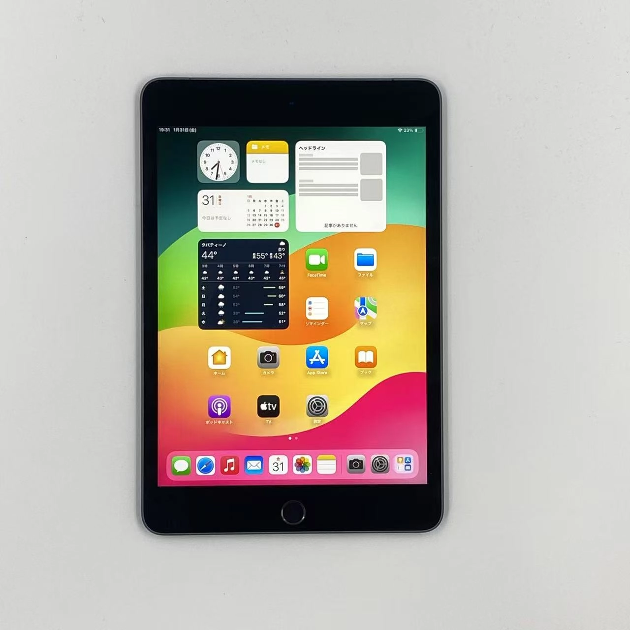 iPad mini 第5世代 256GB スペースグレイ MUXC2KH/A 海外版SIMフリー 美品