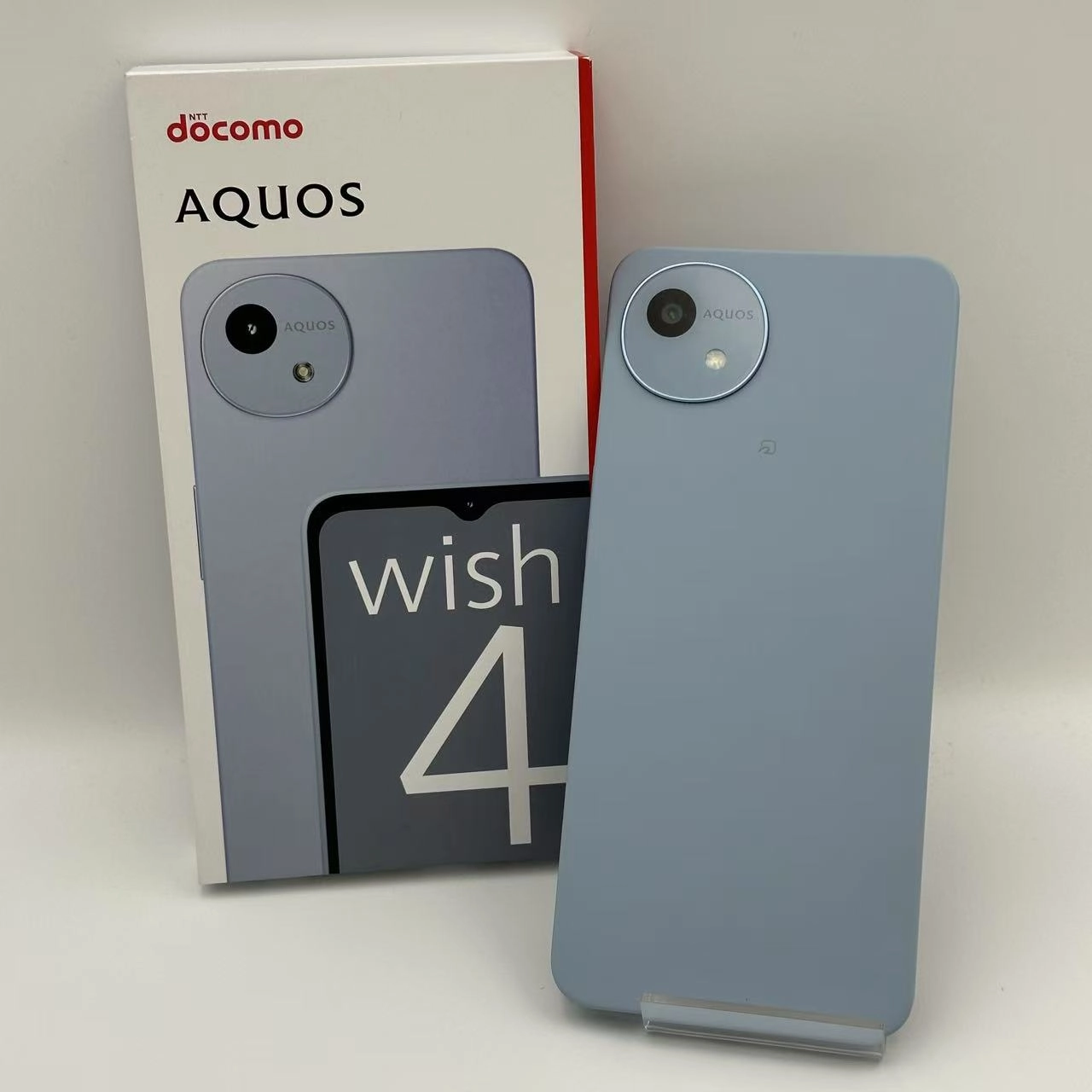 AQUOS wish4 64GB SH-52E docomo版SIMフリー 新品同様 4GB/64GB ブルー