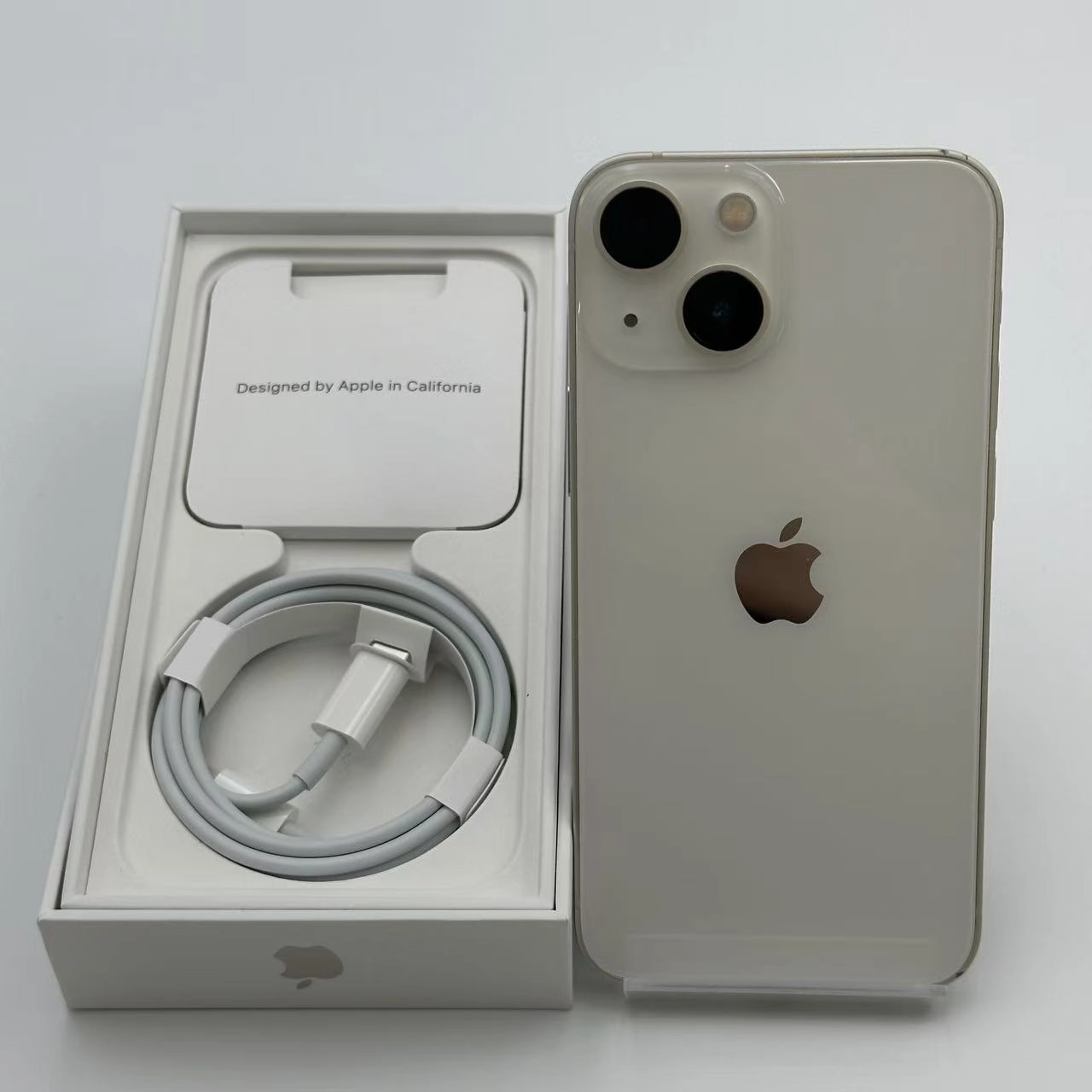iPhone13 mini 128GB スターライト MLJE3J/A Apple版SIMフリー 美品