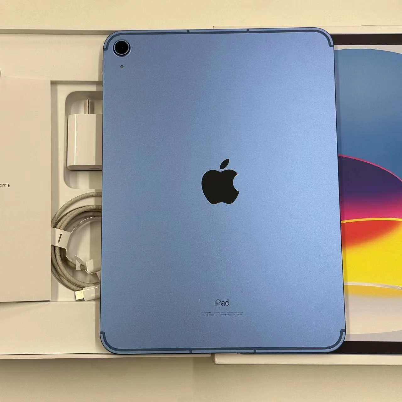 iPad 第10世代 Wi-Fi+Cellularモデル 64GB MQ6K3J/A SoftBank版SIMフリー 極美品 ブルー