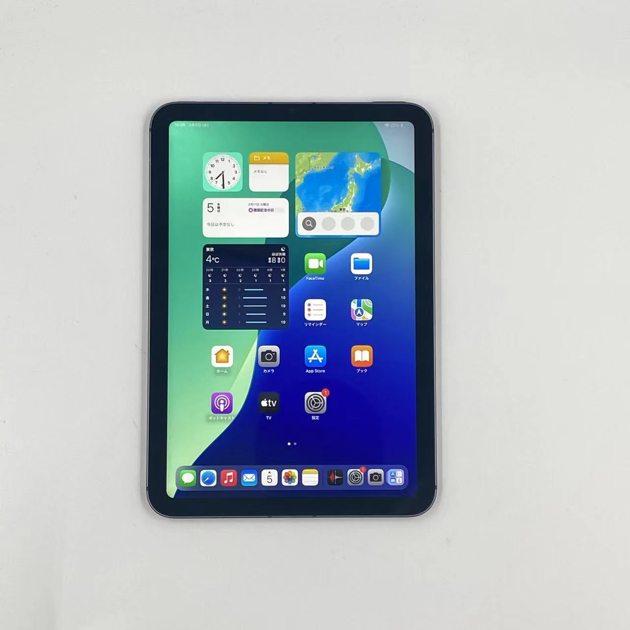 iPad mini 第6世代 64GB MK893ZP/A 海外版SIMフリー