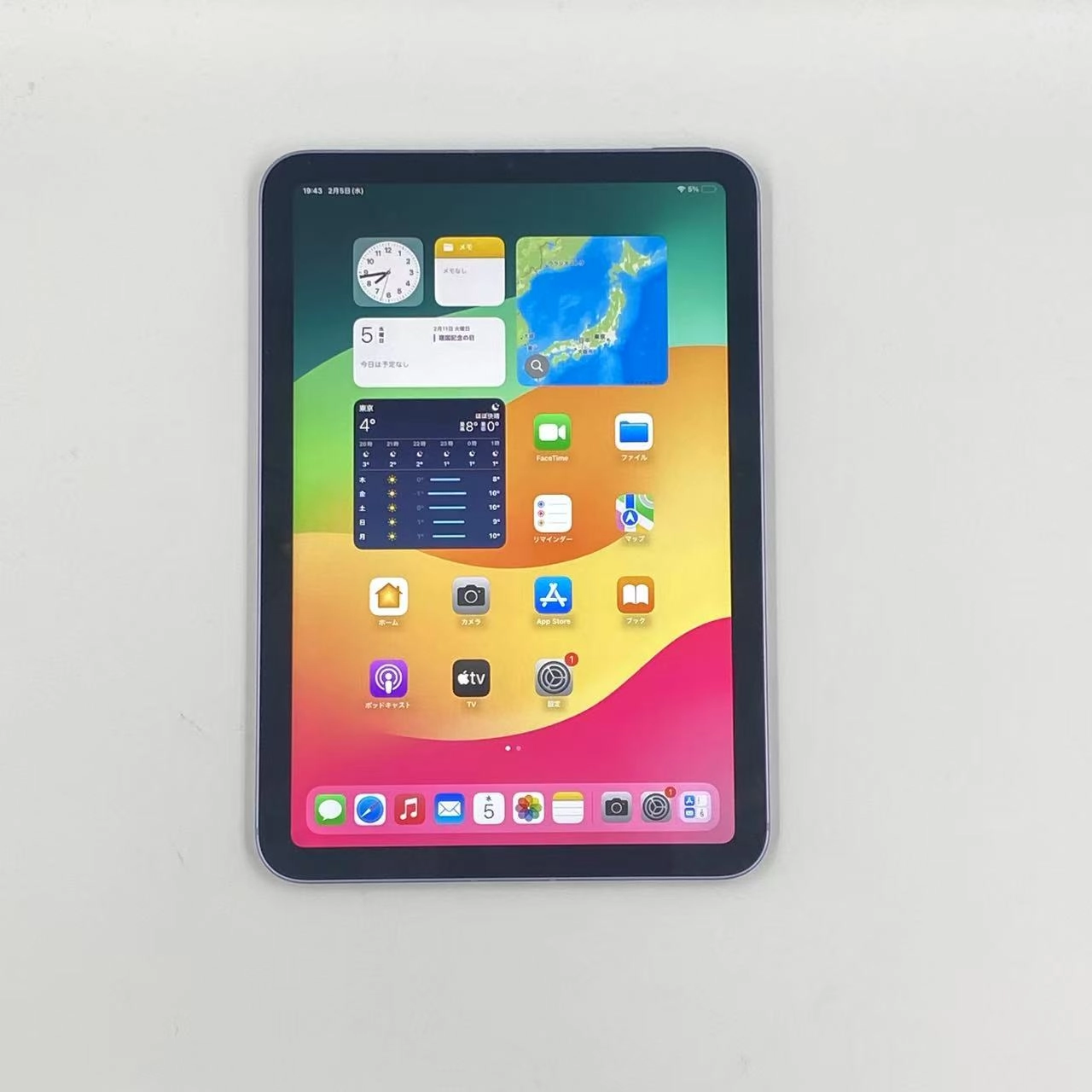 iPad mini 第6世代 64GB MK8E3TA/A 海外版SIMフリー 極美品