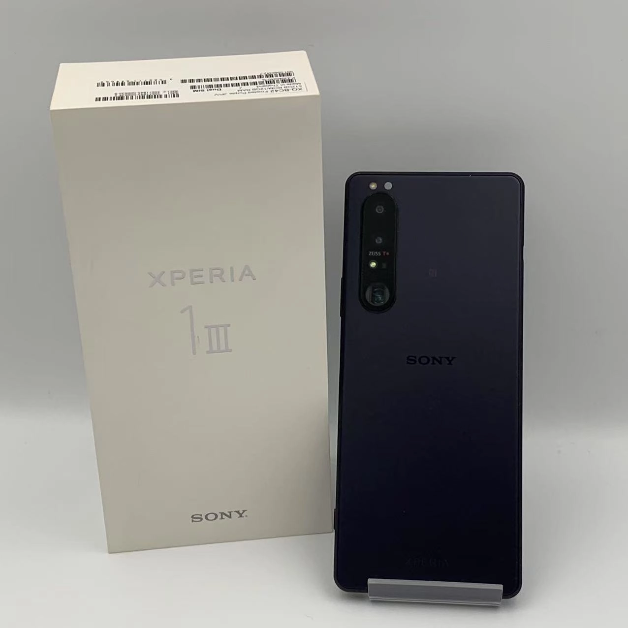 Xperia 1 III 国内版SIMフリー 12GB/512GB フロストパープル XQ-BC42 SIMフリー 訳あり品