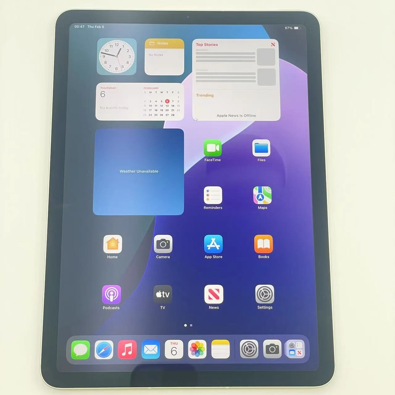 iPad Air 第4世代 64GB MYH12J/A AU版SIMフリー 極美品 グリーン au