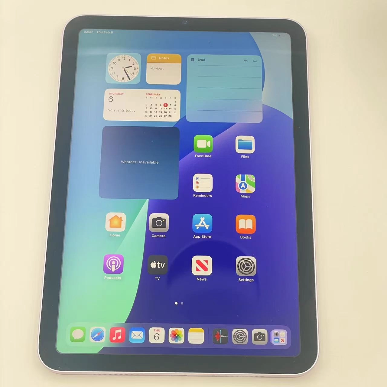 iPad mini 第7世代 Wi-Fiモデル 256GB MXNE3J/A 新品同様 パープル