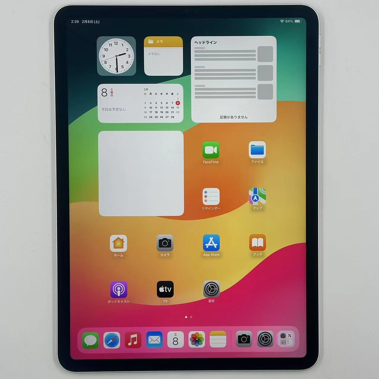 iPad Pro 11インチ 第2世代 Wi-Fiモデル 128GB MY252J/A 極美品 シルバー