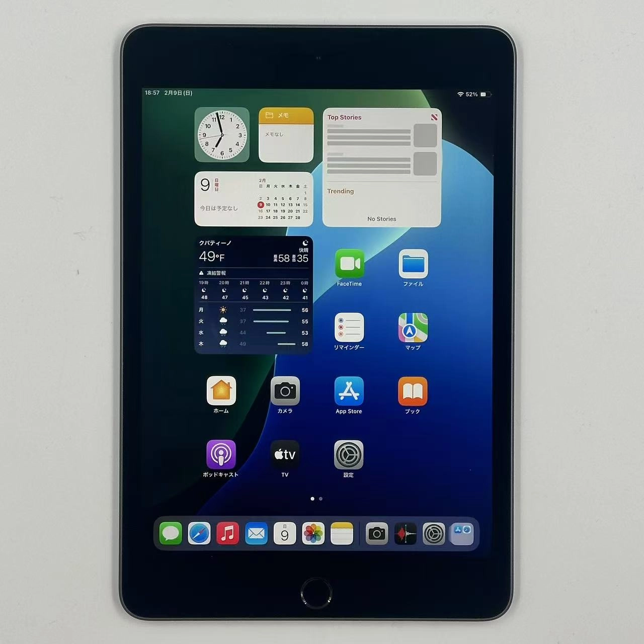 iPad mini 第5世代 海外版Wi-Fiモデル 64GB MUQW2ZP/A 極美品 スペースグレイ