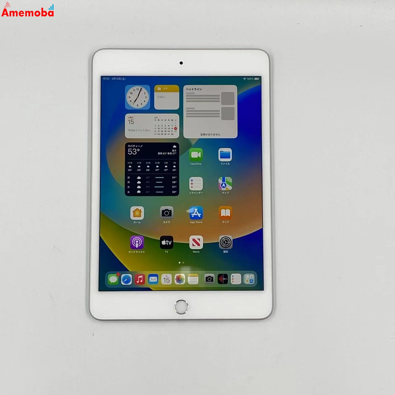 iPad mini 第5世代 海外版Wi-Fiモデル 64GB MUQX2ZP/A シルバー