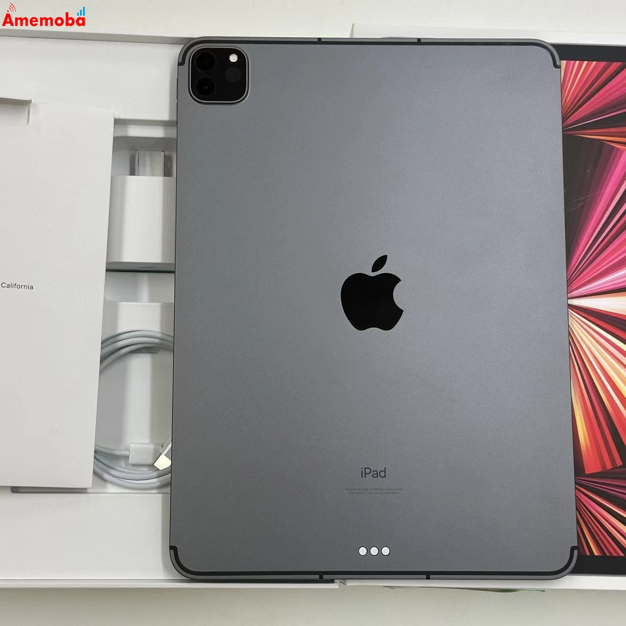 iPad Pro 11インチ 第3世代 256GB au版SIMフリー MHW73J/A 極美品 スペースグレイ