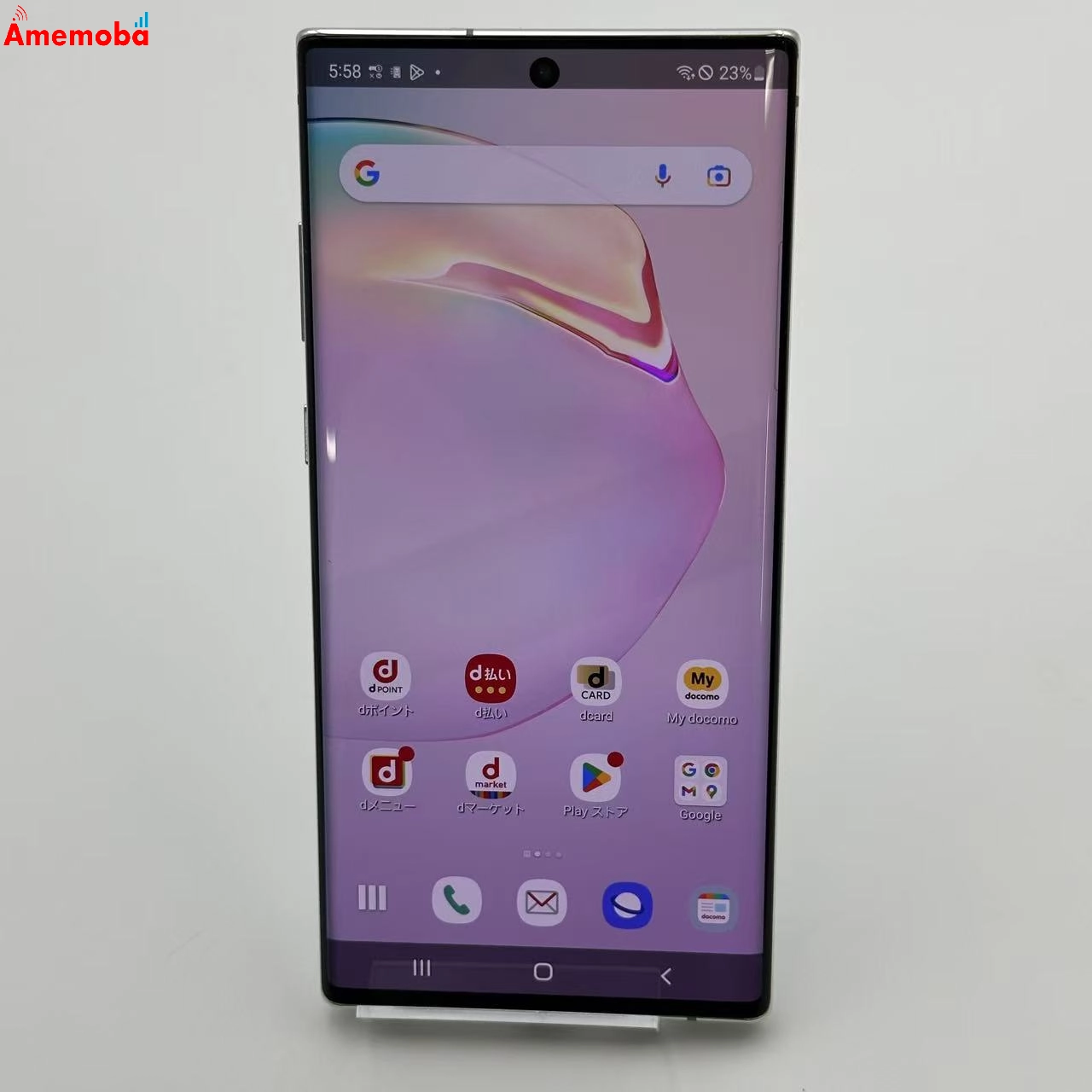 Galaxy Note10+ 12GB/256GB SC-01M docomo版SIMフリー 極美品