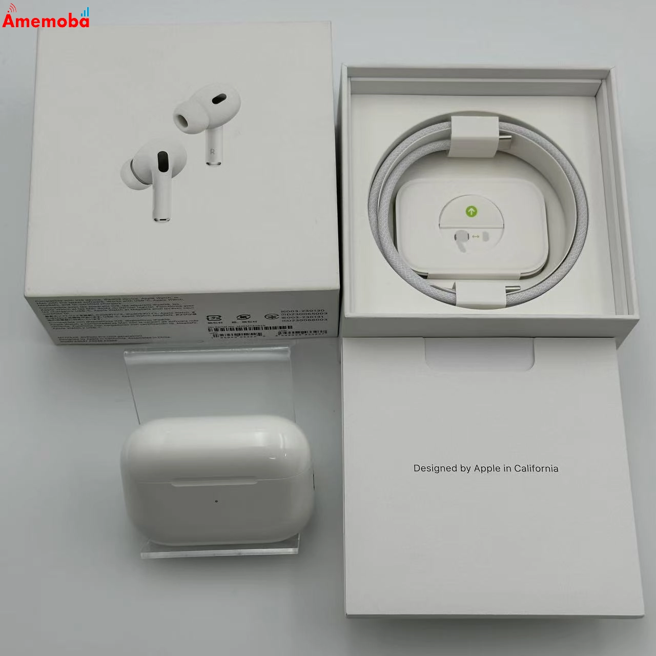 AirPods Pro 第2世代 MagSafe充電ケース(USB-C)付き A2968 美品 ホワイト