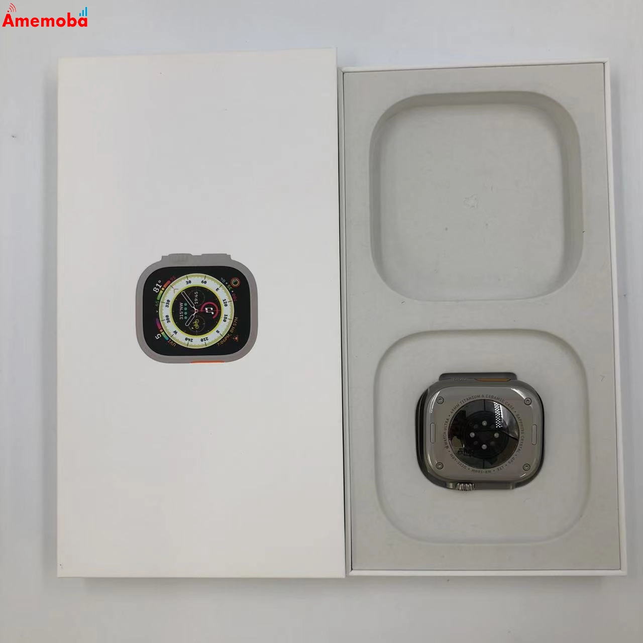 Apple Watch Ultra 49mm GPS+Cellularモデル 32GB チタニウム MQFU3J/A SIMフリー 極美品