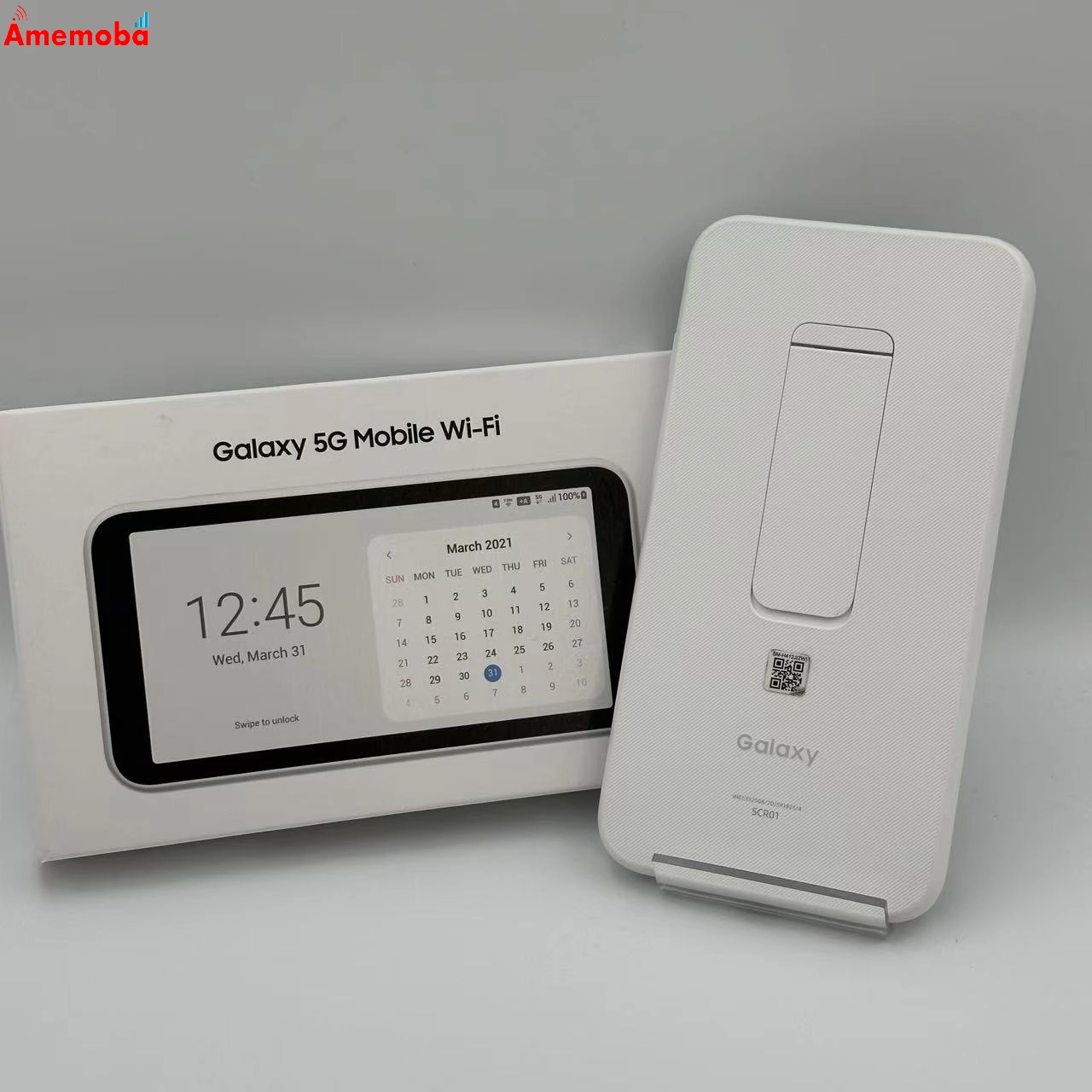 Galaxy 5G Mobile Wi-Fi SCR01 ** ホワイト
