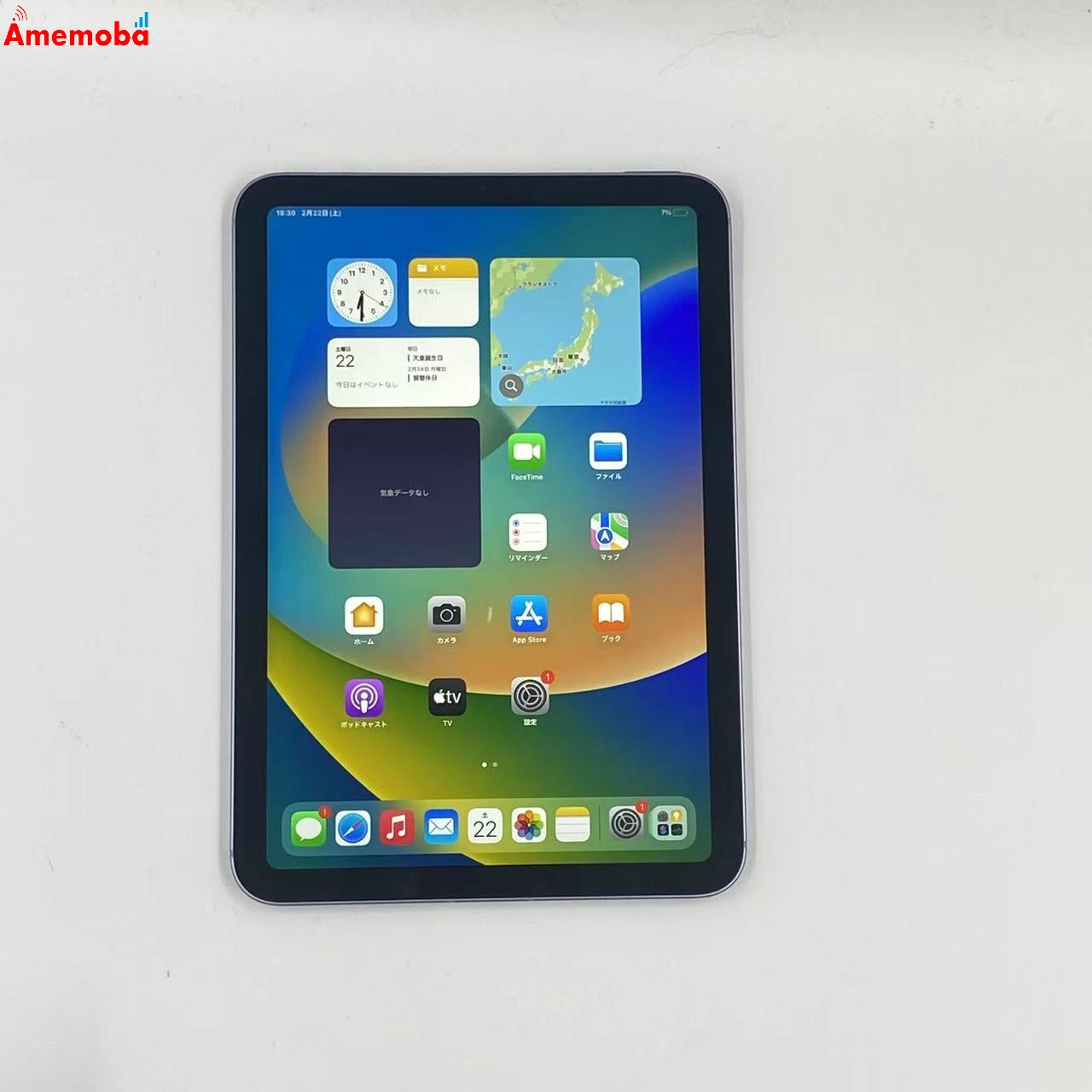 iPad mini 第6世代 64GB docomo版SIMフリー MK8E3J/A 美品