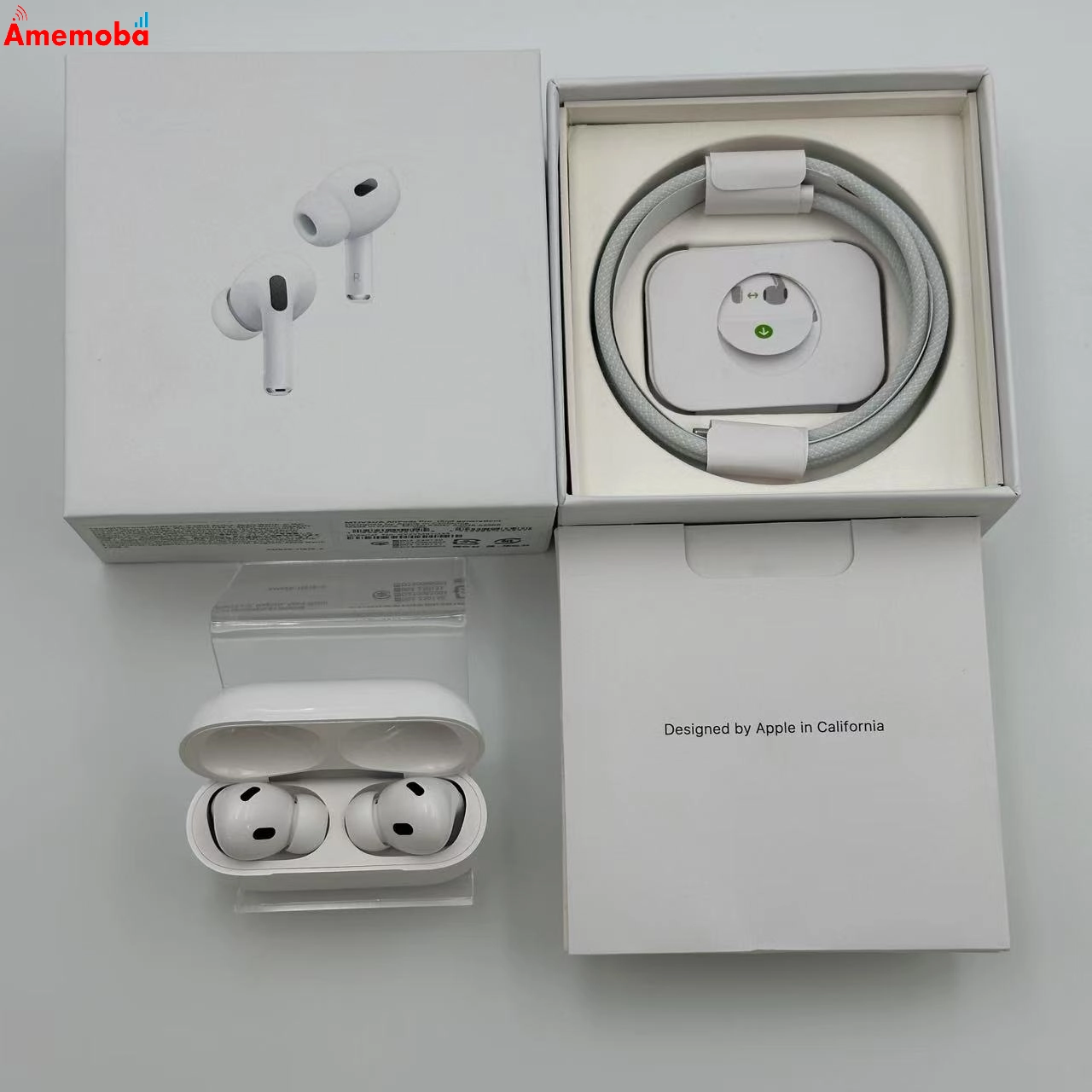 AirPods Pro 第2世代 MagSafe充電ケース(USB-C)付き MTJV3J/A 極美品 ホワイト