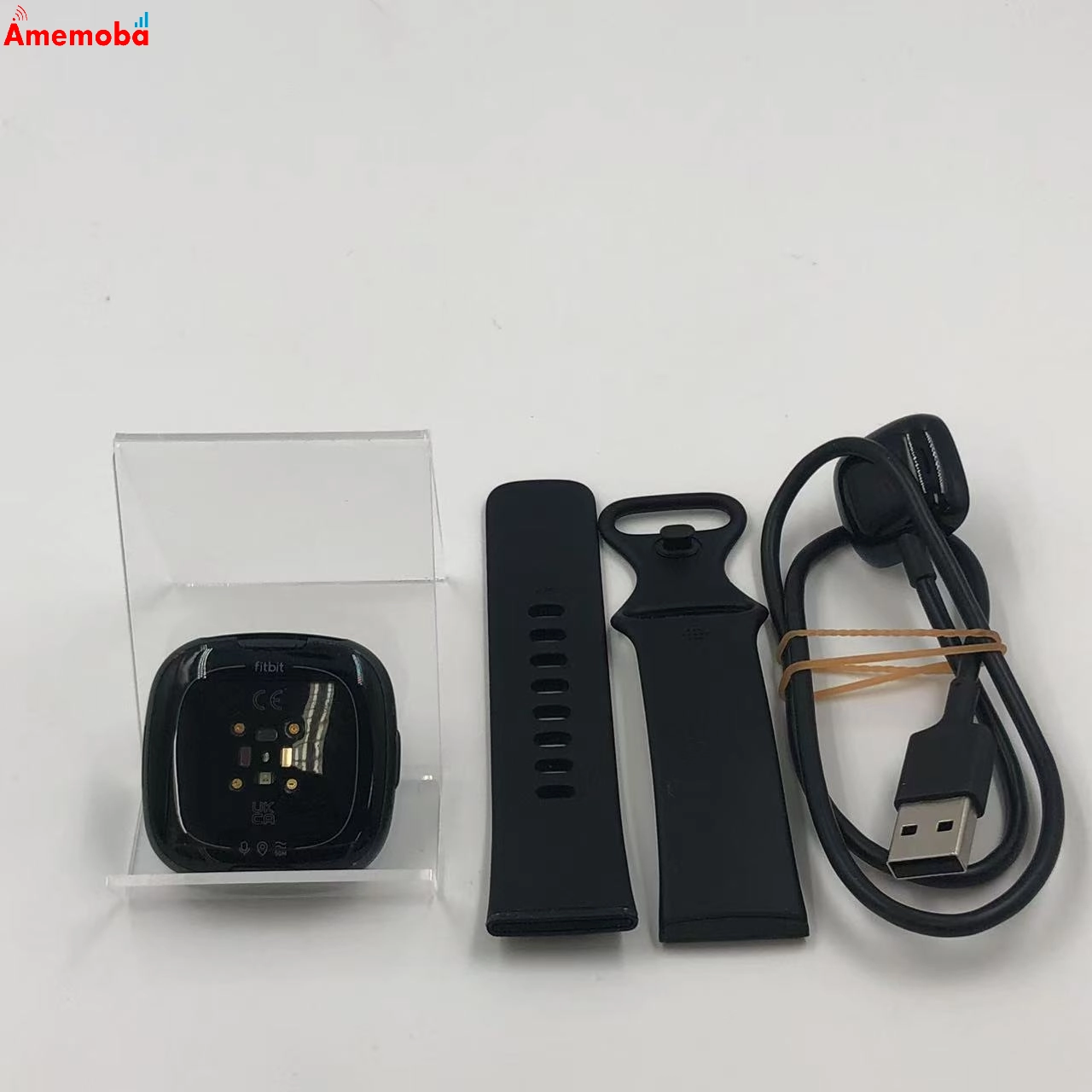 Fitbit Versa 4 ー ブラック / グラファイト アルミニウム FB523BKBK-FRCJK