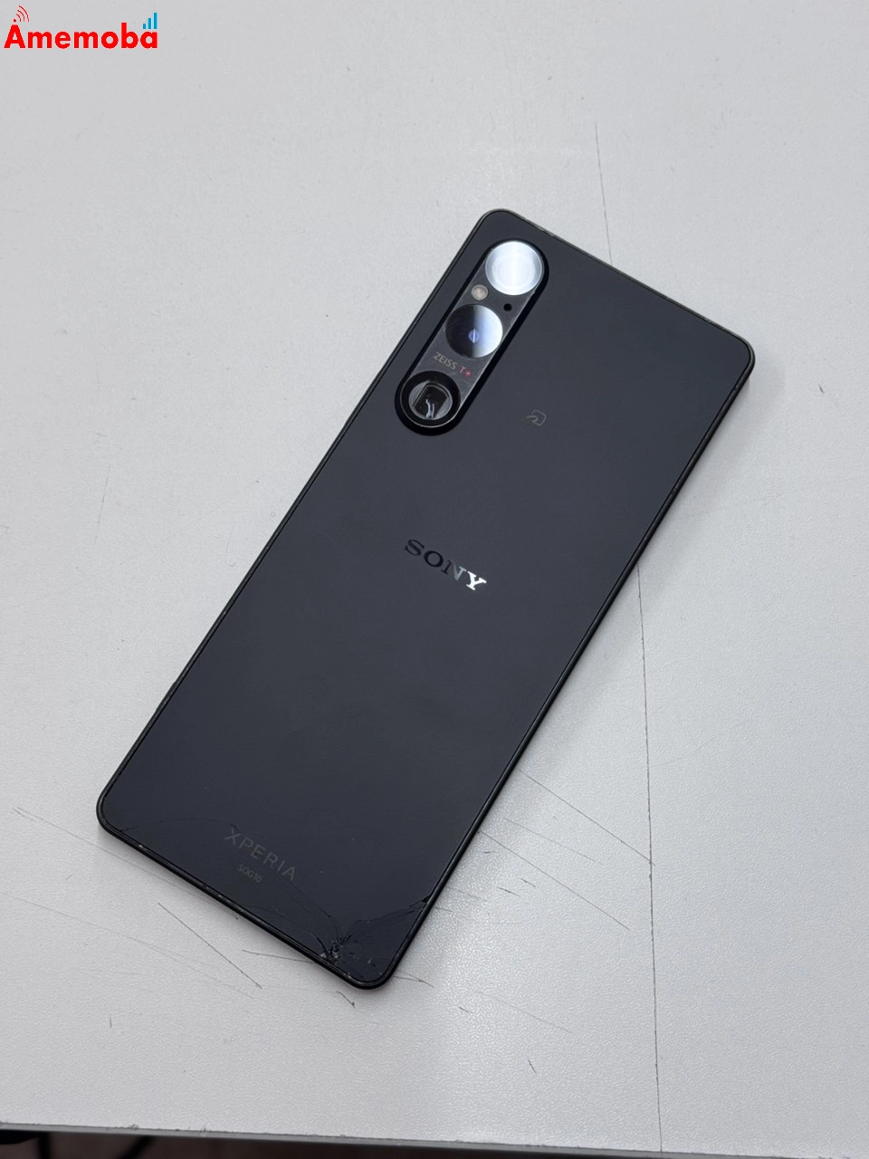 Xperia 1 V 256GB SOG10 au版SIMフリー 背面割れ ジャンク品