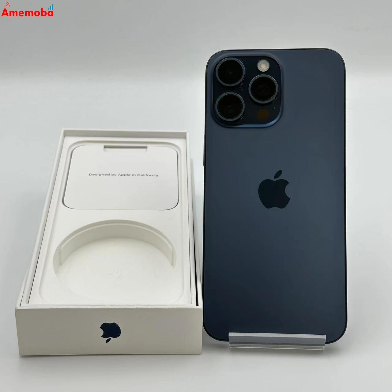 値下げ iPhone15 Pro Max 1TB MU723J/A AU版SIMフリー 美品 ブルーチタニウム au