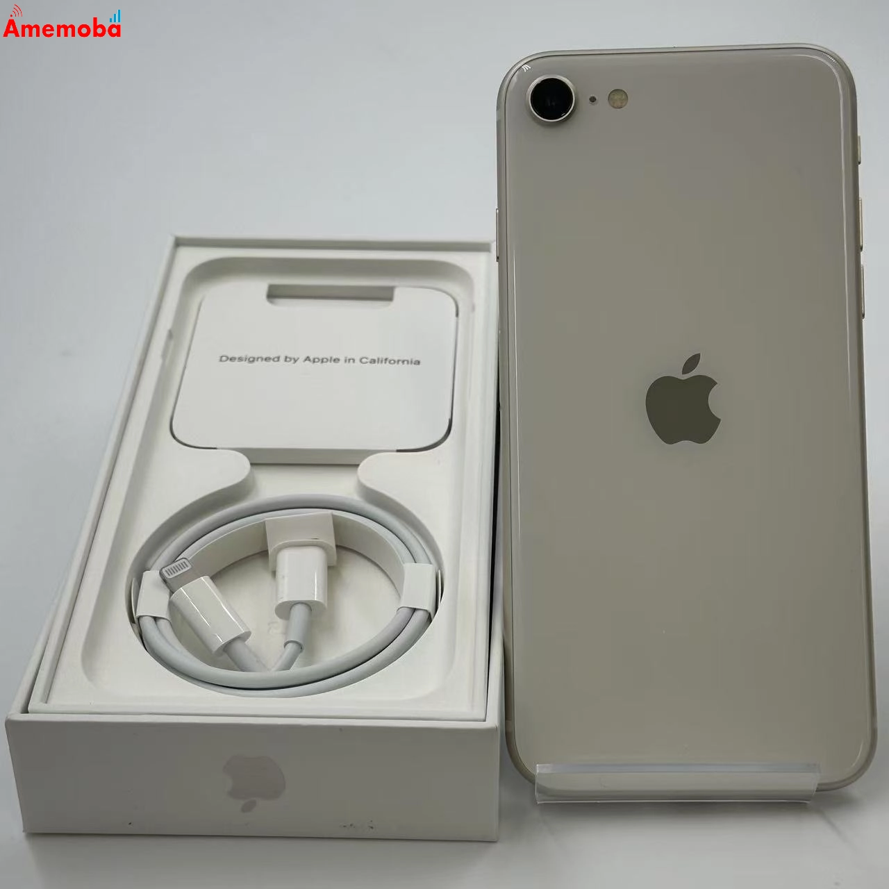 希少品、終売小型モデル iPhoneSE 第3世代 64GB MMYD3J/A Apple版SIMフリー