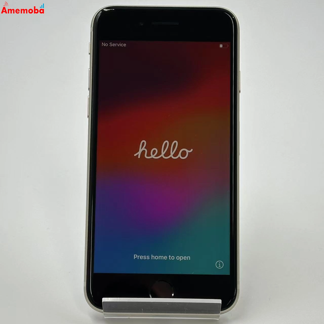 希少品、終売小型モデル iPhoneSE 第3世代 64GB MMYD3J/A Apple版SIMフリー